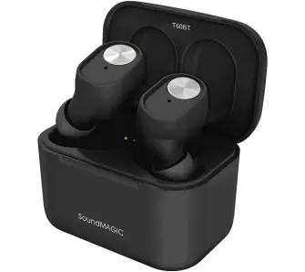 Słuchawki bezprzewodowe SoundMAGIC T60BT Dokanałowe Bluetooth 5.2 Czarny