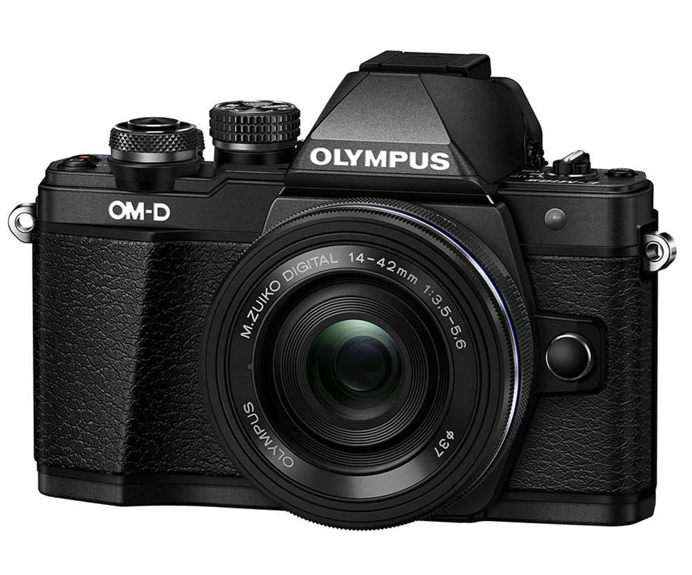 Aparat Olympus OM-D E-M10 Mark II + Pancake 14-42 mm (czarny)