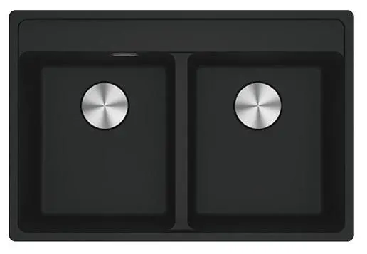 Zlewozmywak Franke Maris MRG 620-35-35 Granitowy Czarny mat