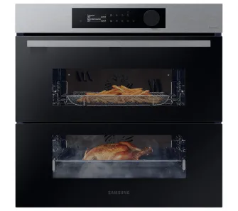 Piekarnik elektryczny parowy Samsung NV7B5745PAS Dual Cook Flex Termoobieg AirFry Zdalne sterowanie Srebrny