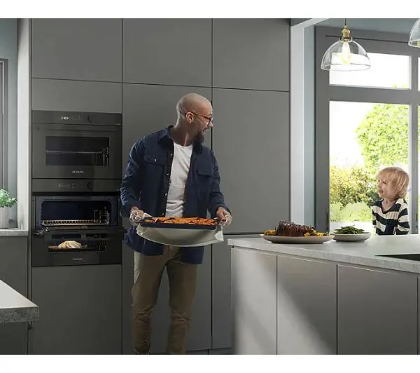 Samsung NV7B5745PAS Dual Cook Flex Termoobieg AirFry Zdalne sterowanie Srebrny - Kup na Raty - RRSO 0%