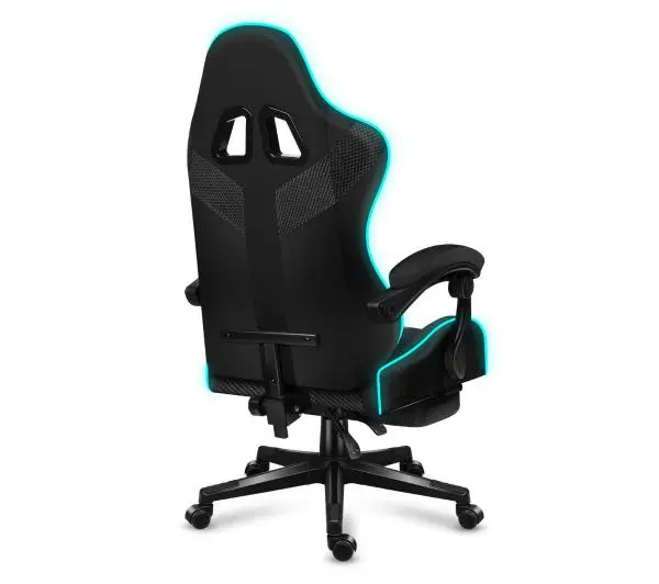 Huzaro Force 4.7 RGB Mesh Gamingowy  do 140kg Tkanina Czarny - Kup na Raty - RRSO 0%