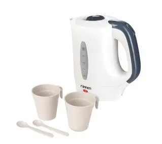 Raven ECT001X 0,5l 650W turystyczny dwa kubki dwie łyżeczki