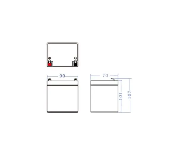 Green Cell AGM44 AGM VRLA 12V 4,5Ah