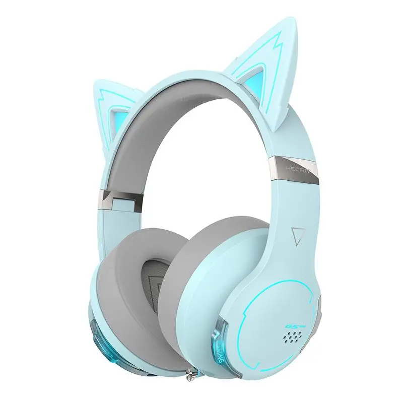 Słuchawki bezprzewodowe z mikrofonem Edifier HECATE G5BT Cat Nauszne Niebieski