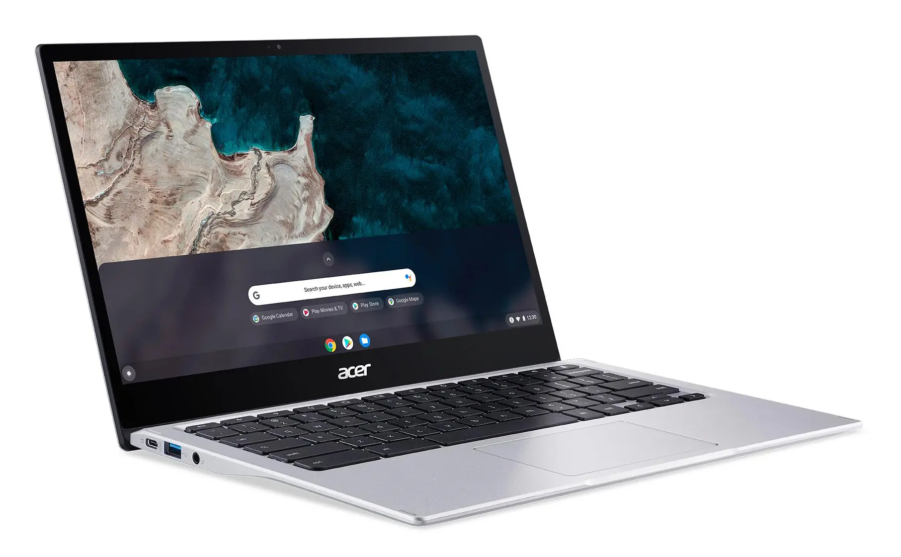 Laptop 2w1 Acer Chromebook Spin 513 CP513-1H-S2PE 13,3" Snapdragon 7c 8GB RAM 64GB Dysk ChromeOS Srebrny
