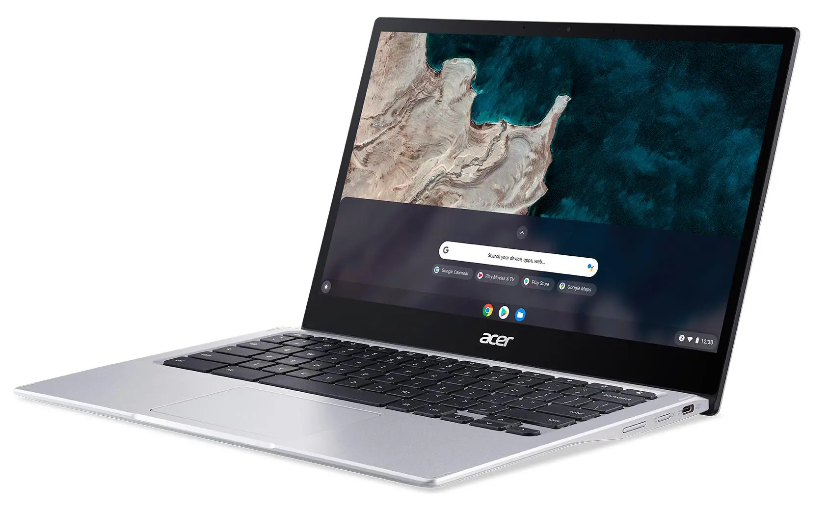Laptop 2w1 Acer Chromebook Spin 513 CP513-1H-S2PE 13,3" Snapdragon 7c 8GB RAM 64GB Dysk ChromeOS Srebrny