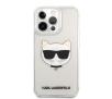Etui Karl Lagerfeld Choupette Head KLHCP13XCTR do iPhone 13 Pro Max Przezroczysty