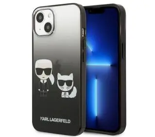 Karl Lagerfeld Gradient Ikonik Karl & Choupette KLHCP13STGKCK do iPhone 13 mini