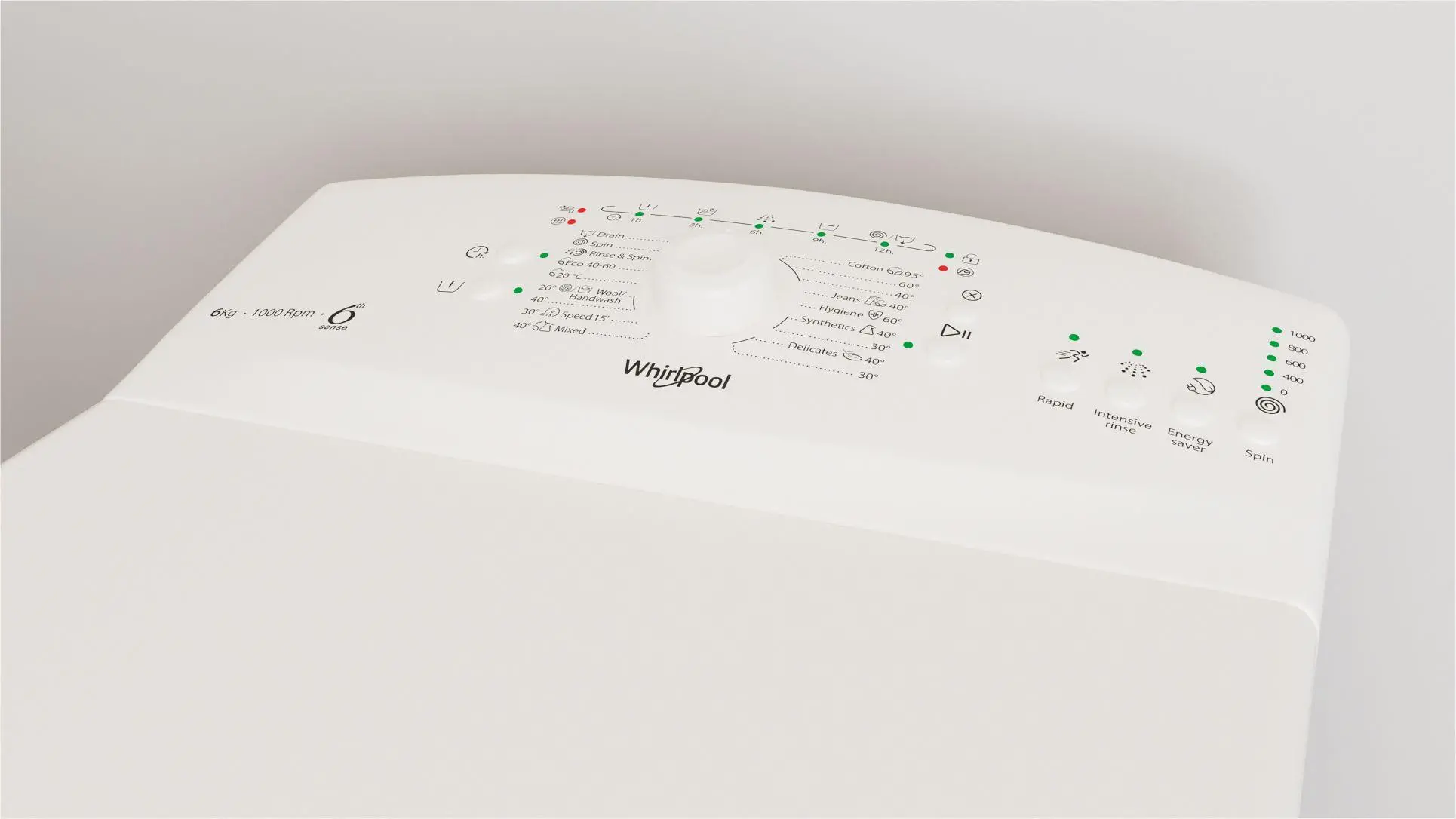 Pralka Whirlpool TDLR 6040L EU/N 6kg 1000obr/min