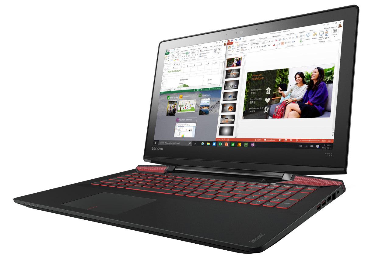 Lenovo Y700-15 15,6" Intel® Core™ i7-6700HQ 4GB RAM  1TB Dysk  128GB SSD - GTX960 Grafika