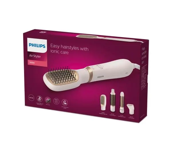 Philips BHA310/00 800W Jonizacja Zimny nawiew Średnica szczotki 30mm 38mm 3 poziomy temperatury - ⚡ BESTSELLERY ⚡