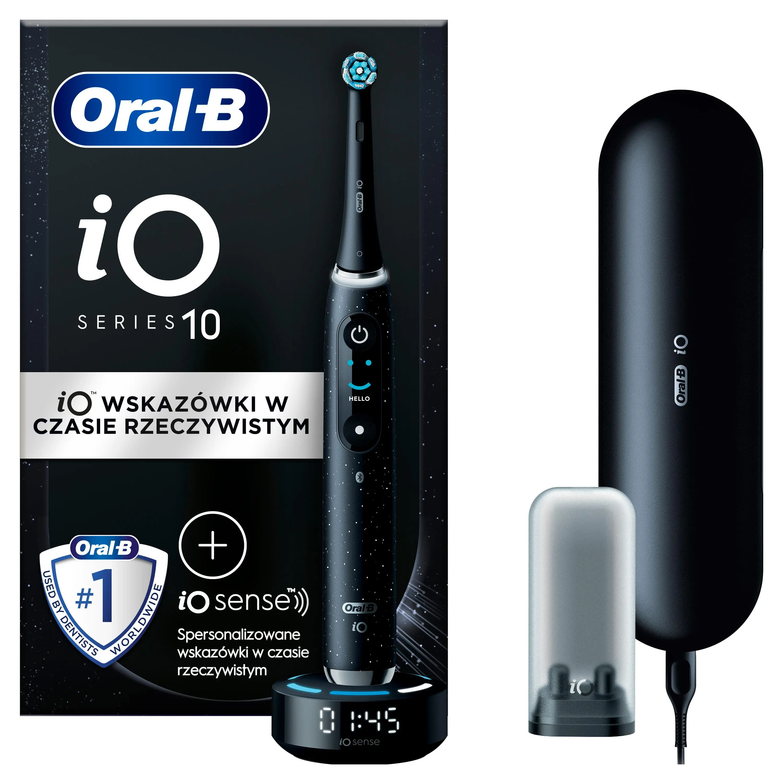 фото Електрична зубна щітка Oral-B iO Series 10 Cosmic Black 2