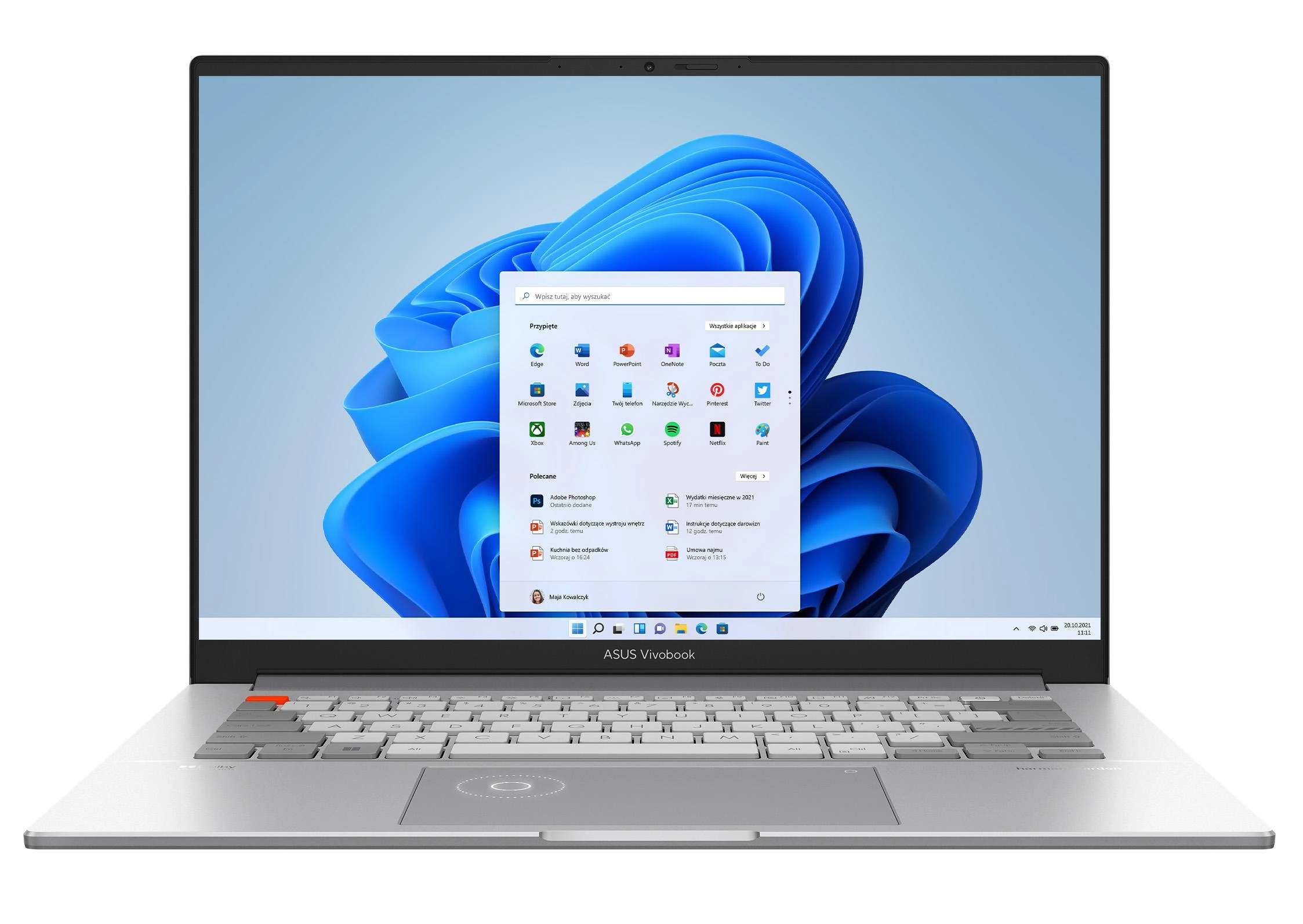 Laptop ultrabook ASUS Vivobook Pro 14X N7401ZE OLED 14,5" i7-12700H 32GB RAM 1TB Dysk SSD RTX3050Ti Win11 Pro