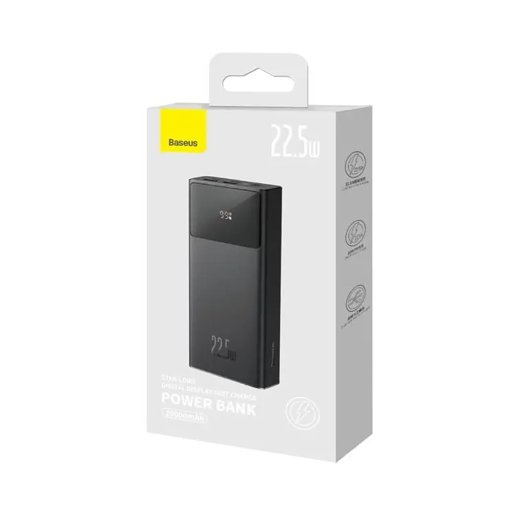 Powerbank Baseus PPXJ080001 Star-Lord 20000mAh 22,5W Czarny