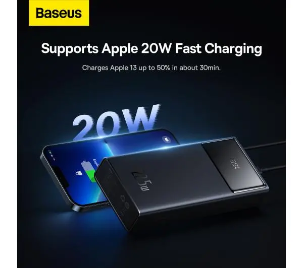 Baseus PPXJ080001 Star-Lord 20000mAh 22,5W Czarny - ⚡ BESTSELLERY ⚡