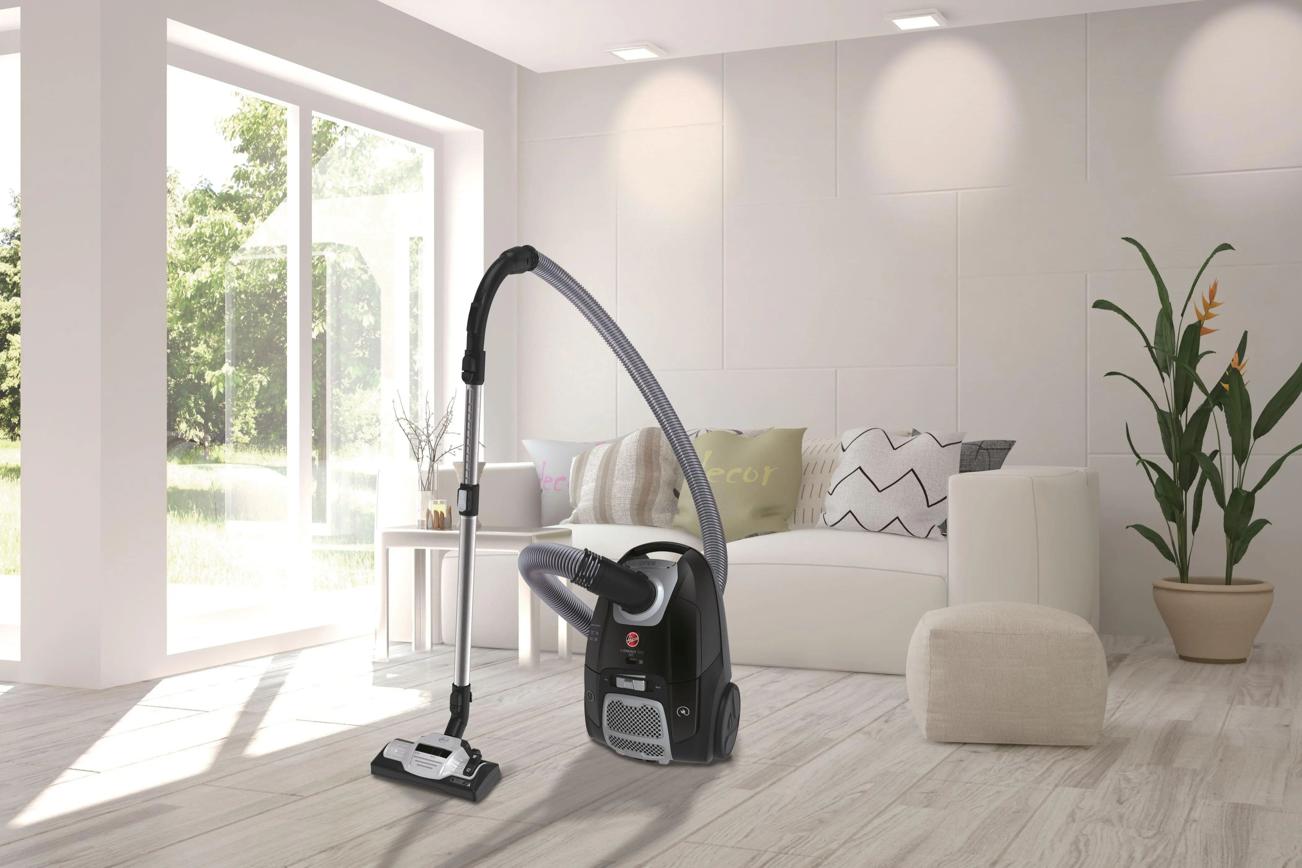 Odkurzacz Hoover H-Energy 500 HE522PET 011 700W Mini turboszczotka Szczotka do parkietów
