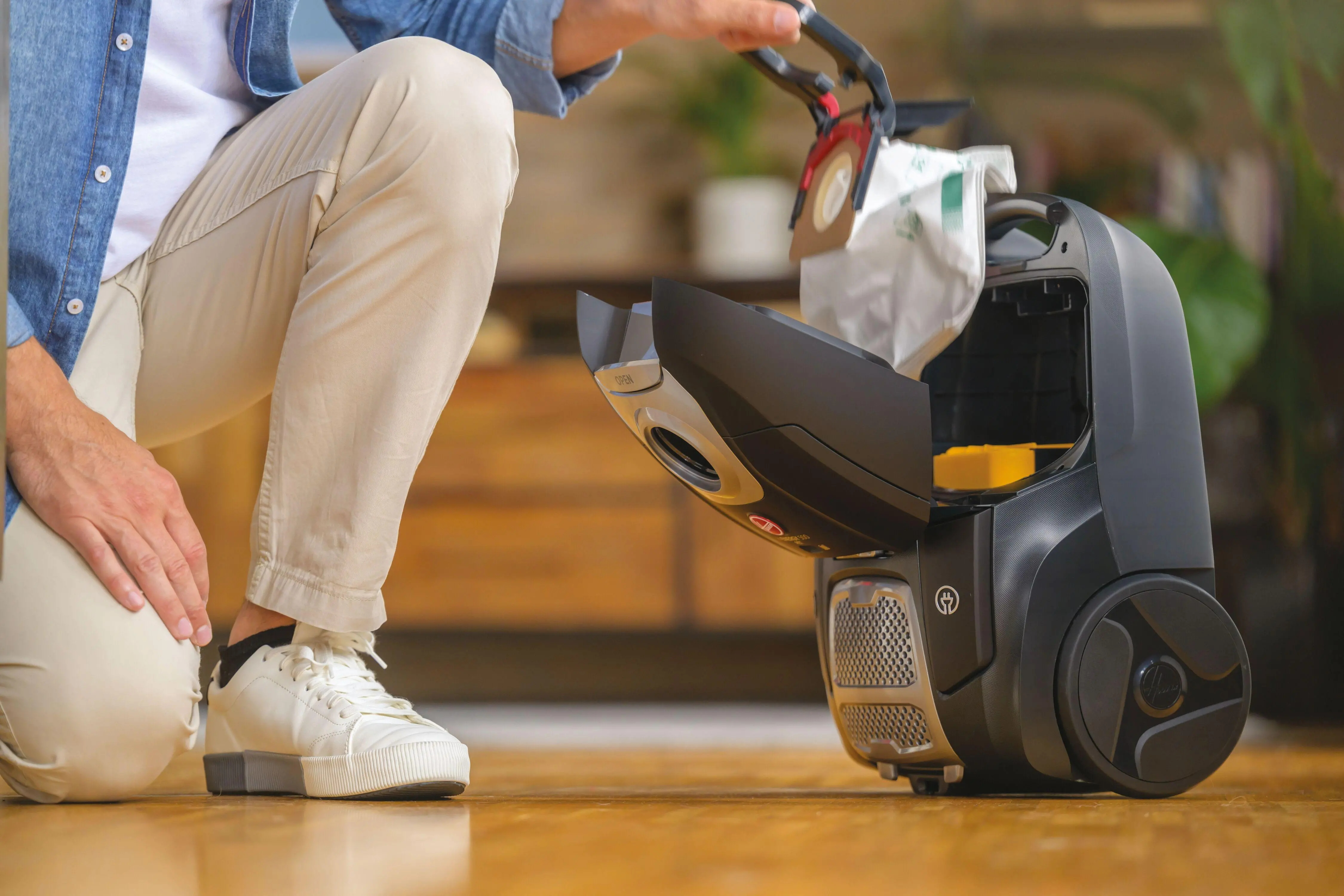 Odkurzacz Hoover H-Energy 500 HE522PET 011 700W Mini turboszczotka Szczotka do parkietów