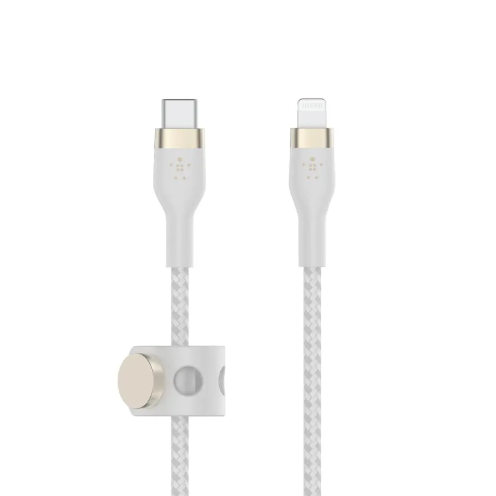 Kabel Belkin BoostCharge PRO Flex USB-C do Lightning 3m Biały