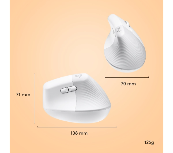 Logitech Lift dla Mac Biały
