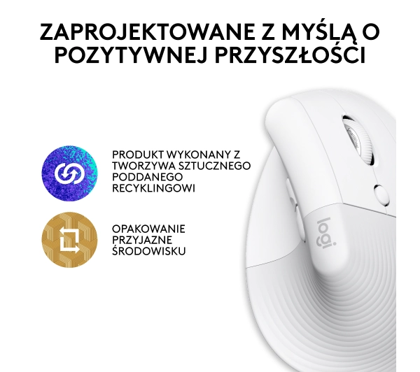 Logitech Lift dla Mac Biały