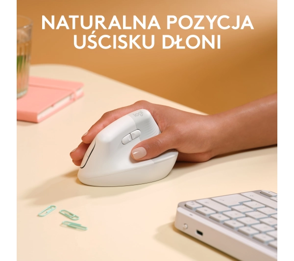 Logitech Lift dla Mac Biały