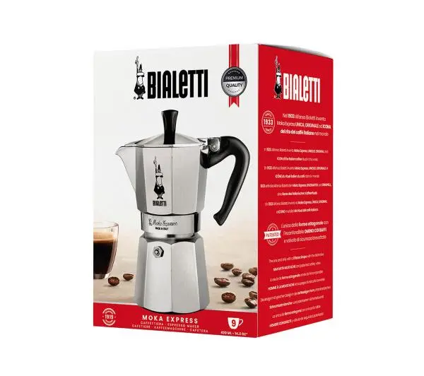 Bialetti Moka Express 9tz 485ml Srebrny