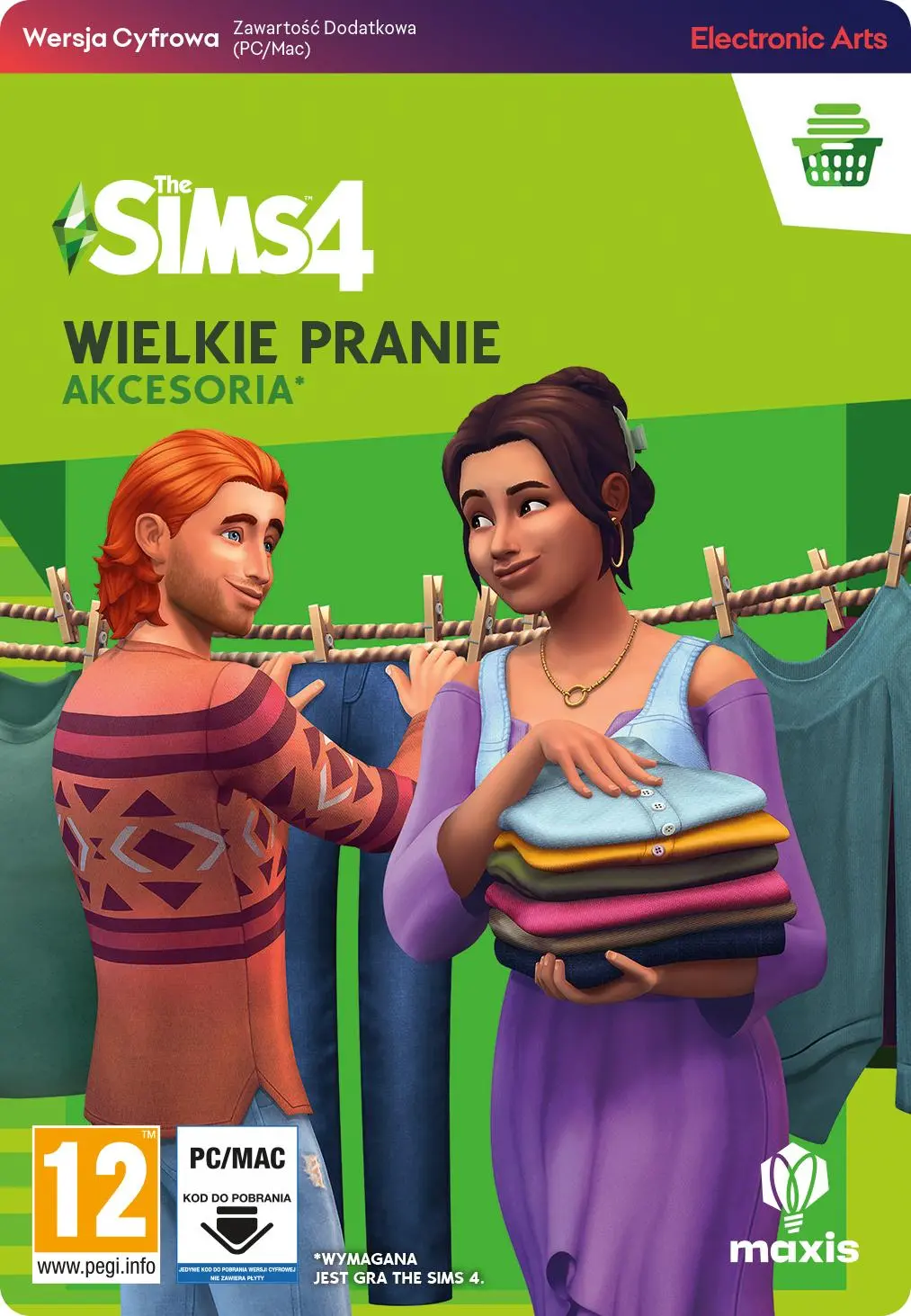 The Sims 4 Wielkie Pranie Akcesoria [kod aktywacyjny] PC