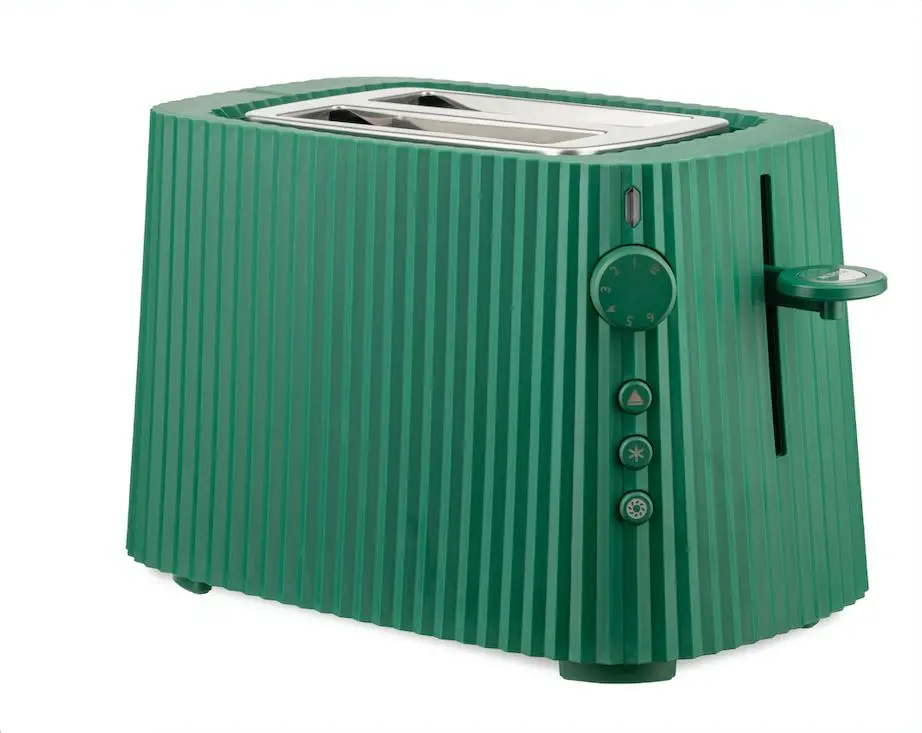 Toster Alessi Plissé MDL08 Rozmrażanie 850W Zielony
