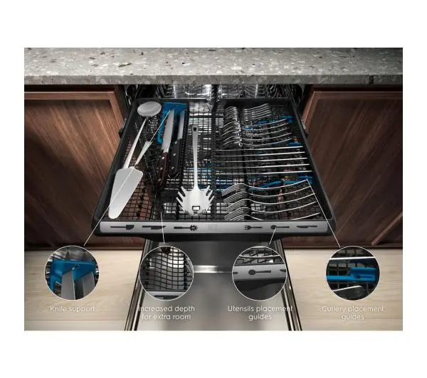 Electrolux 700 GlassCare ESG43310SX 45cm Automatyczne otwieranie drzwi Szuflada na sztućce - DRUGI -30%, ALBO 5-TY ZA 1ZŁ - Kup na Raty - RRSO 0%