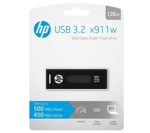 HP x911w 128GB USB 3.2 500 MB/s Czarny