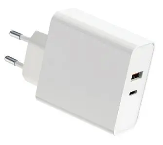 Ładowarka sieciowa Platinet USB/USB-C 87W PD Biały