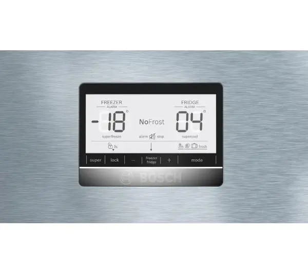 Bosch Serie 6 KGN86AIDR Pełny No Frost 186cm Szuflada z kontrolą wilgotności Srebrny - DRUGI -30%, ALBO 5-TY ZA 1ZŁ - Kup na Raty - RRSO 0%