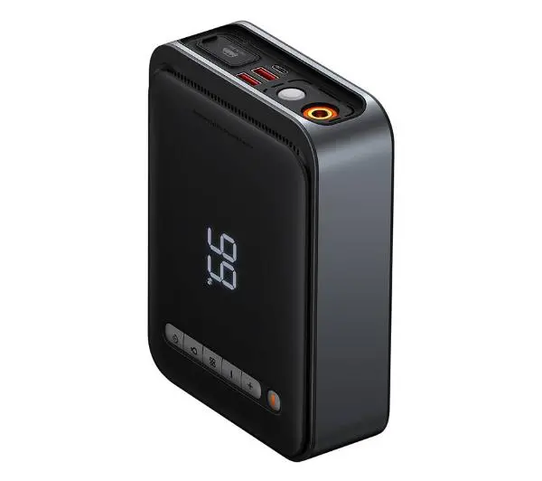 Baseus CGCN000001 rozrusznik i kompresor 2w1 Super Energy Car Jump Starter 8000mAh 1000A Czarny - Kup na Raty - RRSO 0%