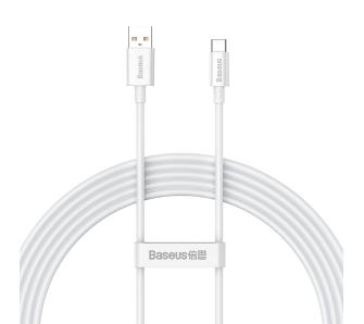 Kabel Baseus USB do USB-C Superior Series 100W 2m Biały