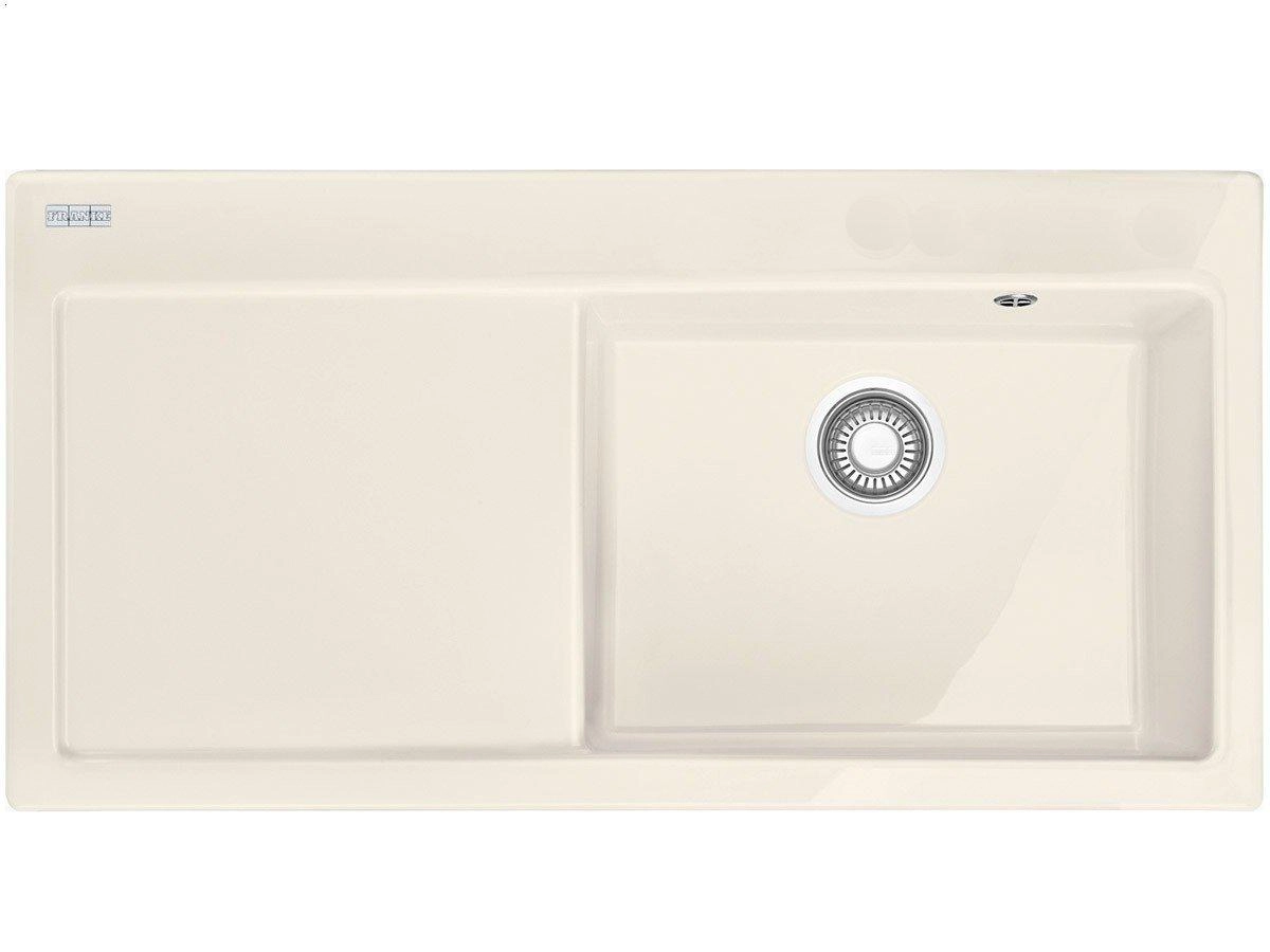 Zlewozmywak Franke Mythos MTK 611-100 (kremowy) komora z prawej strony