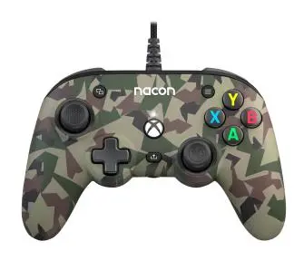 Pad Nacon Pro Compact Xbox do Xbox Series X/S, Xbox One, PC Przewodowy Camo forest