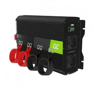 Przetwornica Green Cell PRO INVGC10 12V na 230V 2000W/4000W Modyfikowana sinusoida