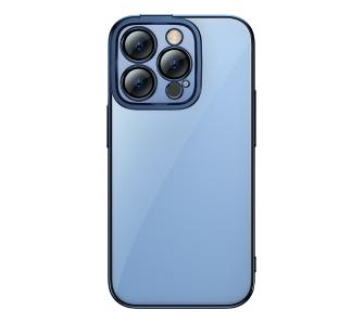 Etui Baseus Glitter Magnetic do iPhone 14 Pro Niebieski