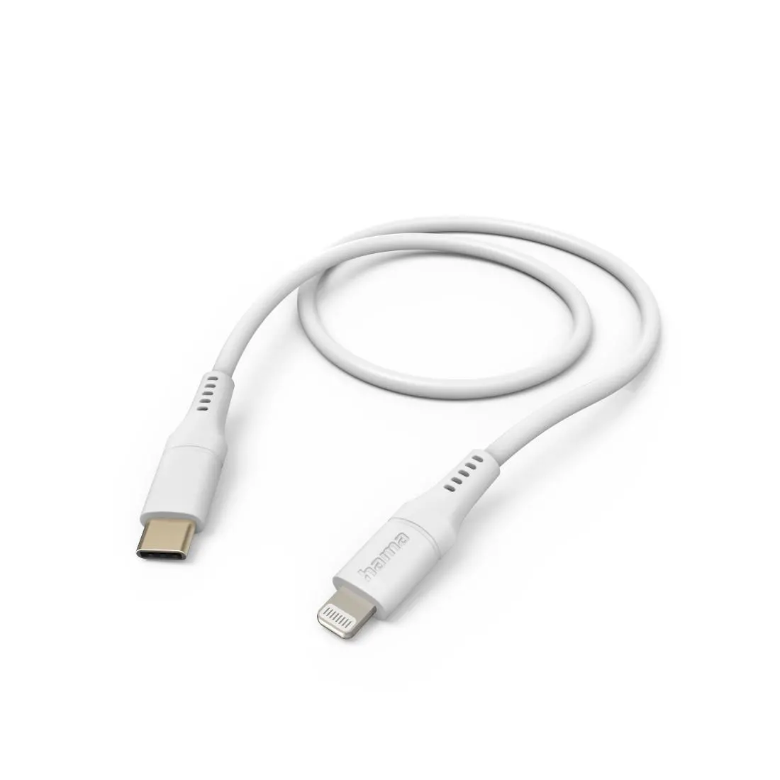 Kabel Hama Flexible USB-C do Lightning Biały