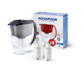 Dzbanek filtrujący Aquaphor Ideal 2,8l 3 wkłady Czarny