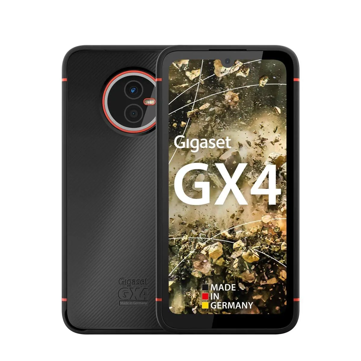 Smartfon Gigaset GX4 6,1" 60Hz  48Mpix Czarno-Pomarańczowy