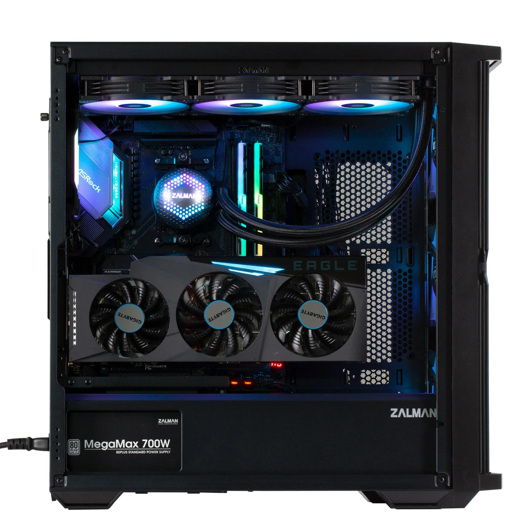 Obudowa Zalman Z10 Duo RGB Czarny - Opinie, Cena - RTV EURO AGD