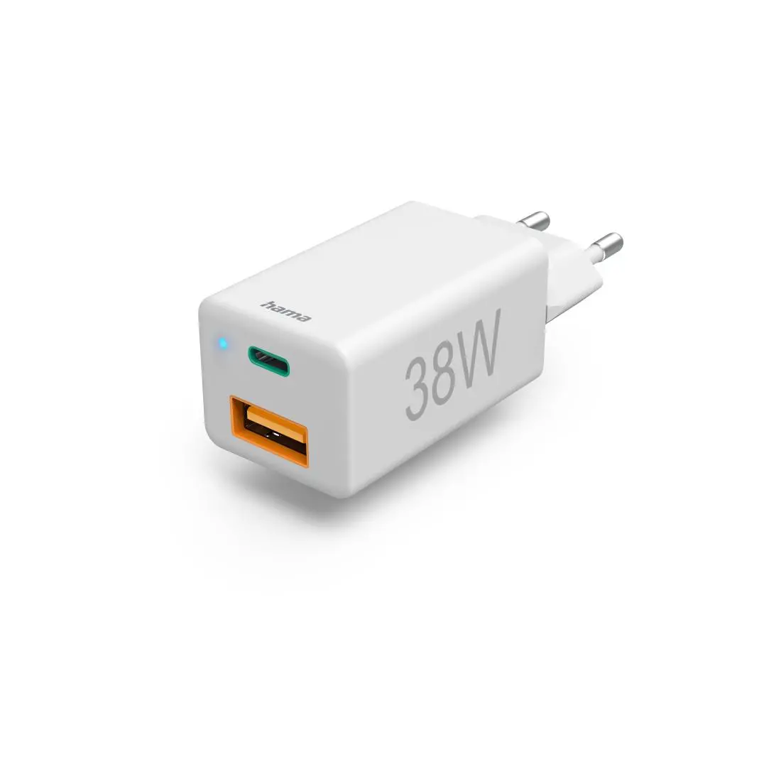 Ładowarka sieciowa Hama Mini Power Delivery/ Qualcomm /38W Biały