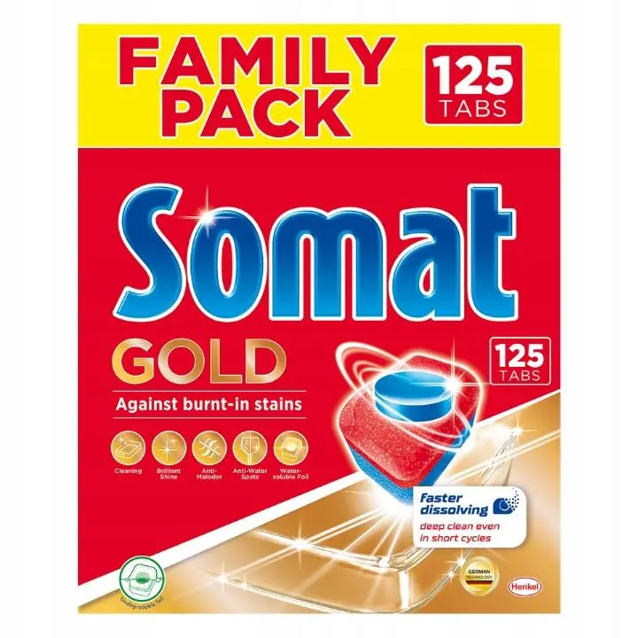 Tabletki do zmywarki Somat Gold 125szt.