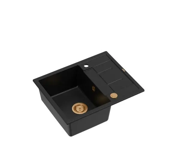 Quadron HB8210U7-C1 P2O Morgan 116 Granitowy Czarny mat/Miedziany - DRUGI -30%, ALBO 5-TY ZA 1ZŁ - Kup na Raty - RRSO 0%