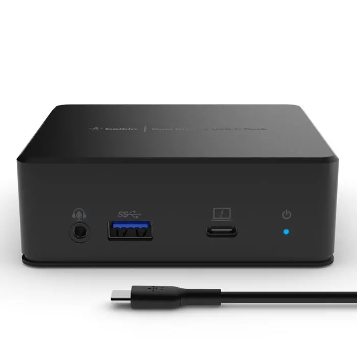 Stacja dokująca Belkin USB-C Dual Display Docking Station INC002VFBK Czarny