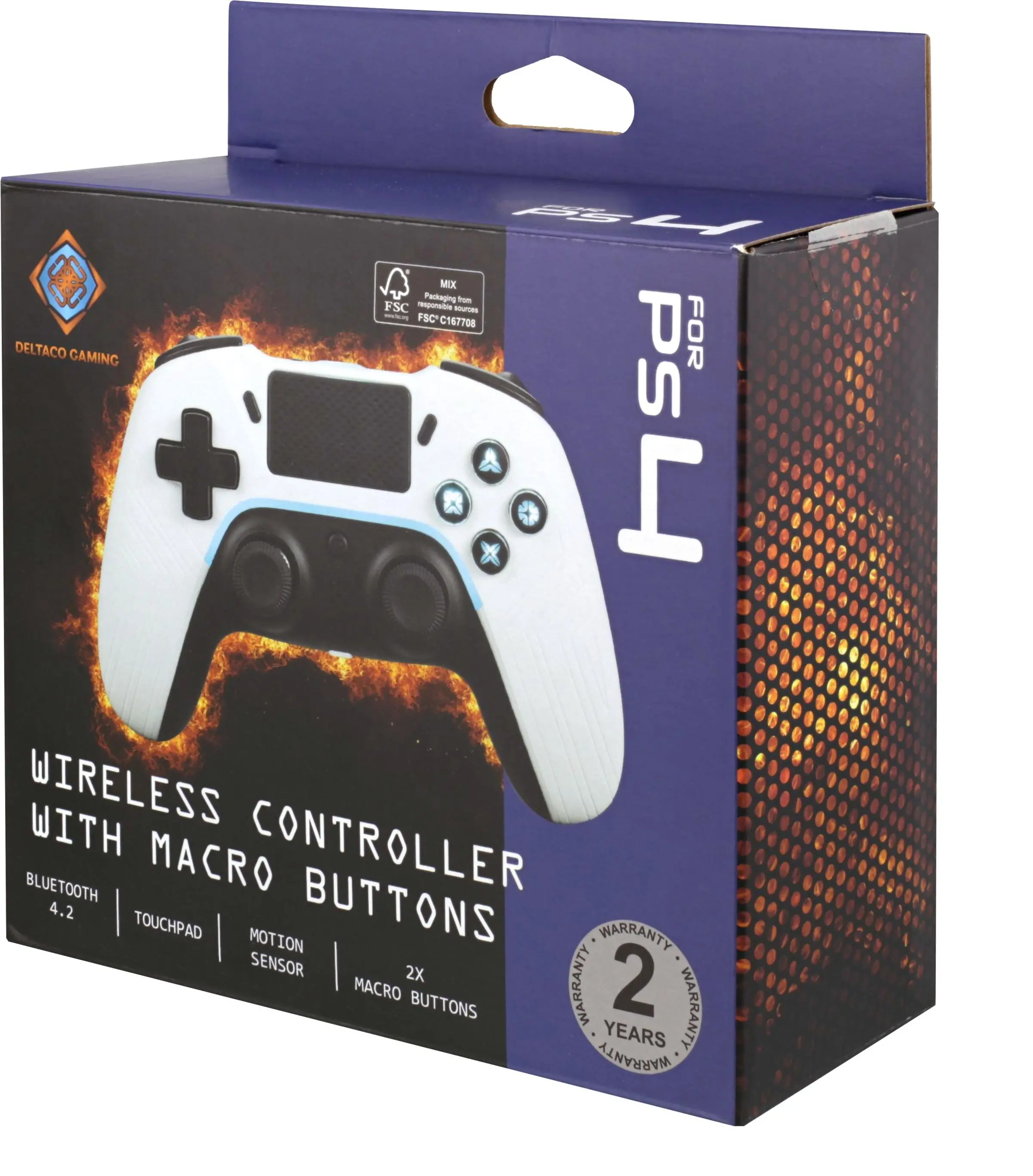 Pad Deltaco GAM-139-W do PC, PS4, Android Bezprzewodowy
