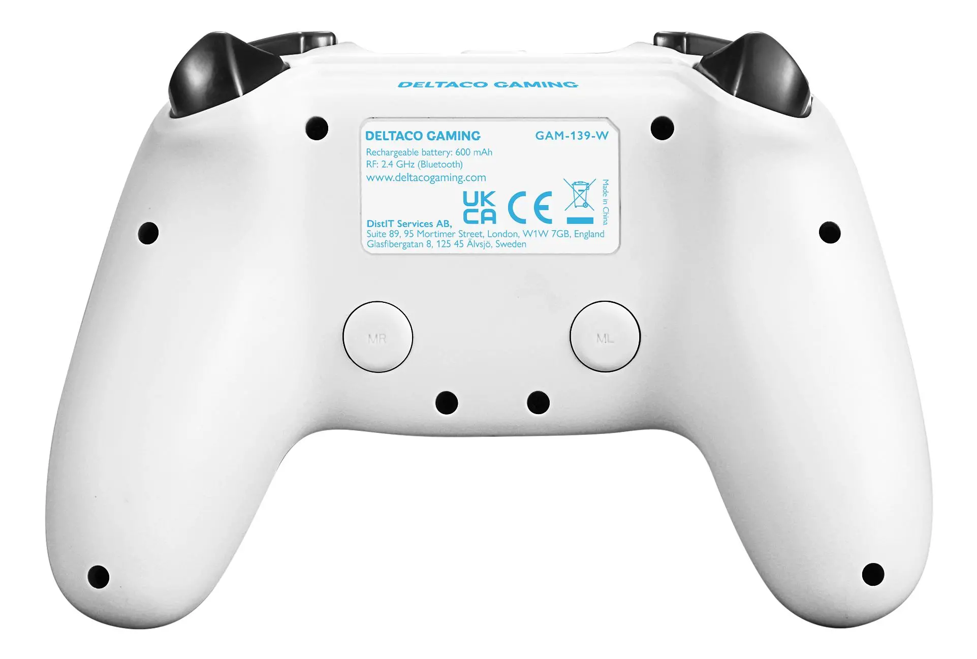 Pad Deltaco GAM-139-W do PC, PS4, Android Bezprzewodowy