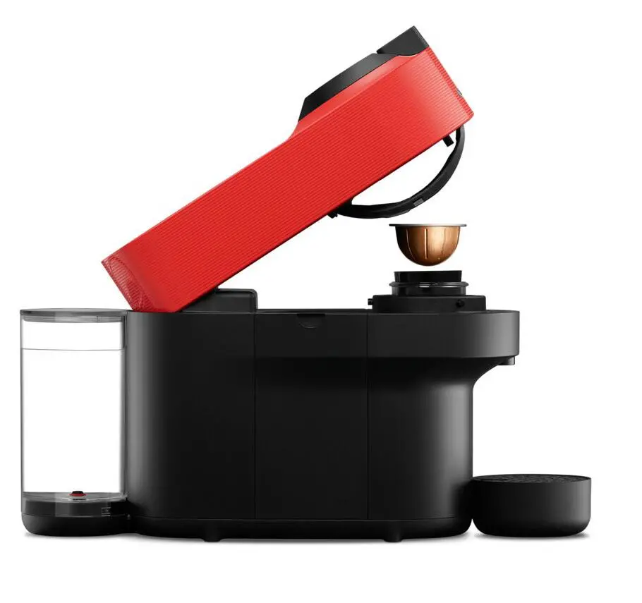 фото Кавоварка капсульна еспресо Krups Nespresso Vertuo Pop Spicy Red XN9205
